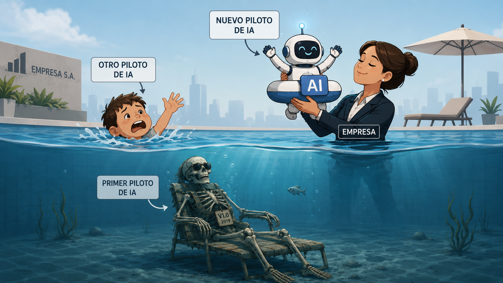 El agujero negro post-piloto de la IA